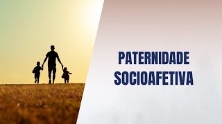 Paternidade socioafetiva [upl. by Aitnic]