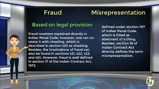 What is Difference Between Fraud amp Misrepresentation [upl. by Razaile471]