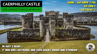 Caerphilly Castle  The Largest in Wales 2nd in Britain [upl. by Etsirk]