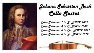 Johann Sebastian Bach  Cello suites in 432 Hz great for reading or studying [upl. by Akirat]