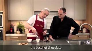 How to make a hot chocolate using an aerolatte milk frother [upl. by Tobye891]